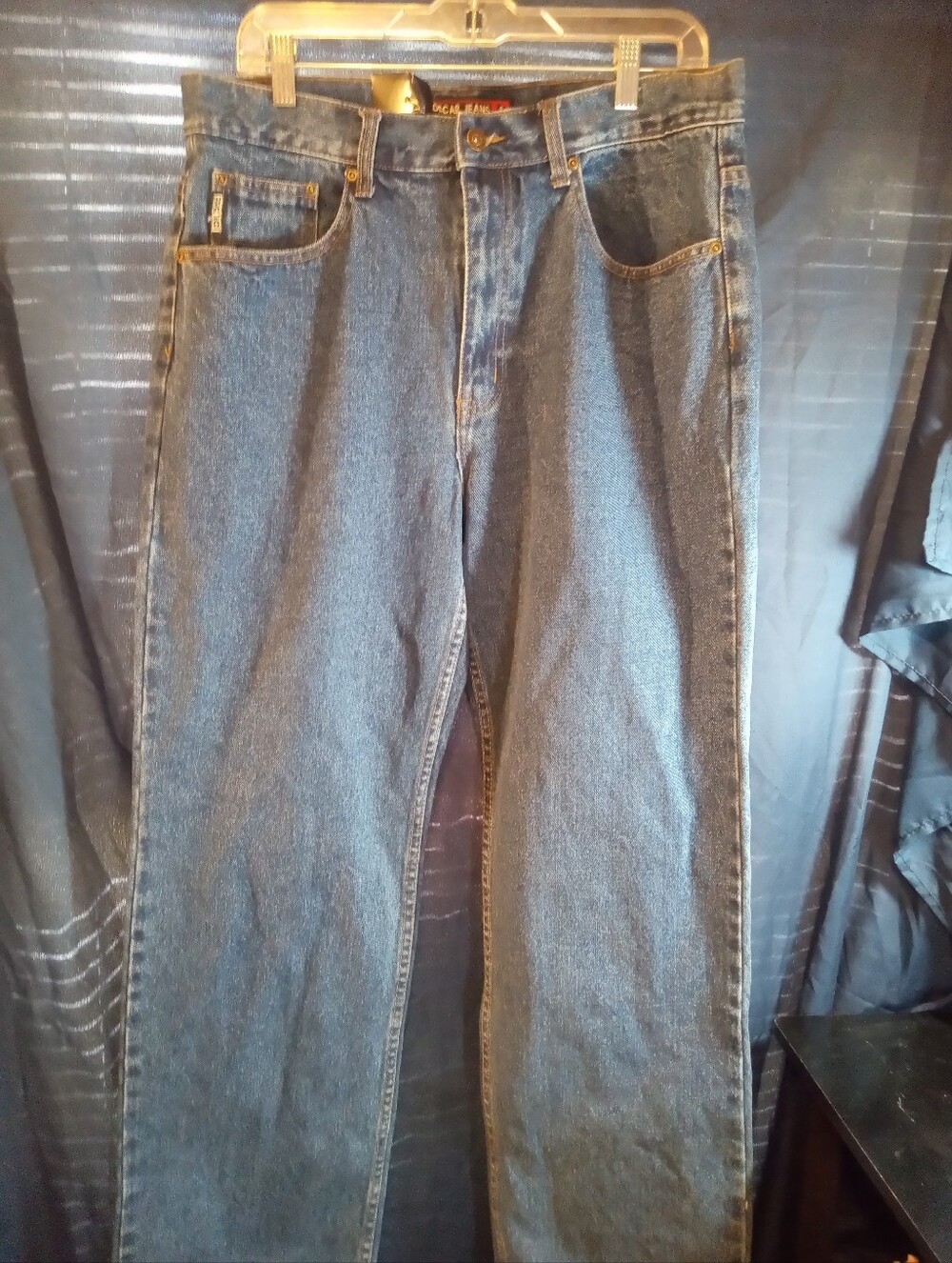 Men's Oscar Classic Dark Blue Jeans - Comfortable Straight Fit